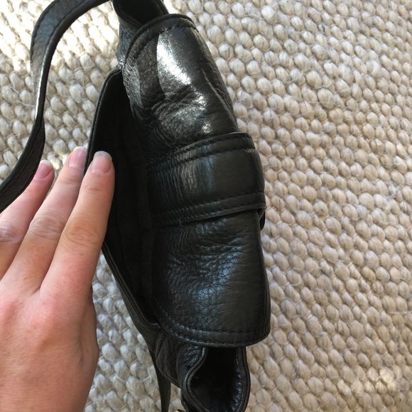 Michael Kors Mini Crossbody Bag - Black Leather - Picture 4 of 4